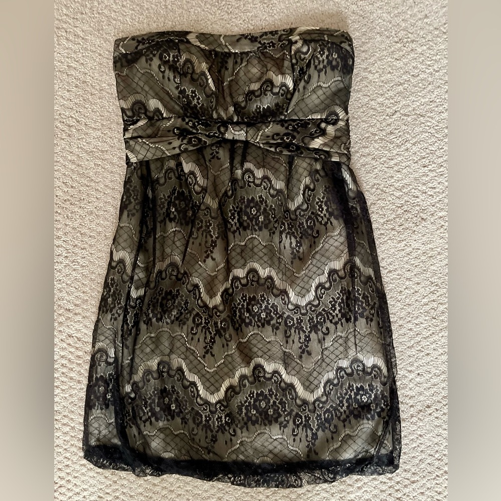 Kimchi Blue Black Lace Mini Dress